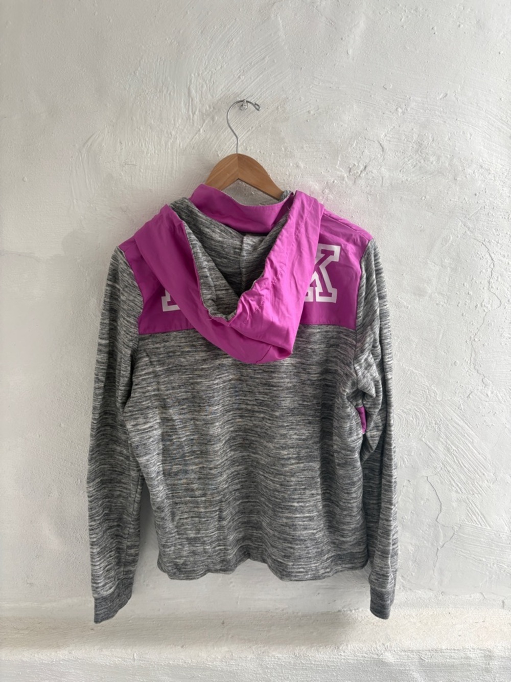 PINK Victoria’s Secret Quarter Zip Hoodie woman’s size large - Picture 6 of 10